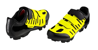 Cyklistické tretry Force  MTB Tempo yellow/black