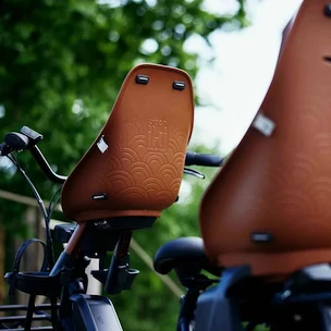 Cyklosedačka Urban Iki BIO Front seat Haniwa Brown/Bincho Black