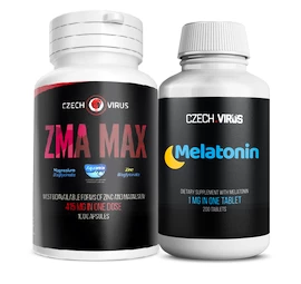 Czech Virus ZMA MAX 100 kapslí + Melatonin 200 tablet