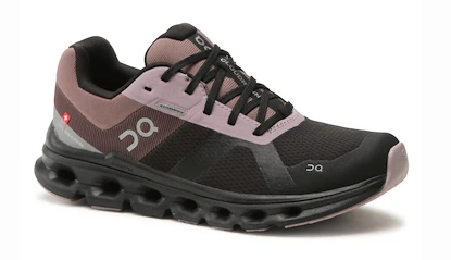 Dámská běžecká obuv On Cloudrunner Running Waterproof Black/Grape