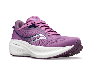 Dámská běžecká obuv Saucony  Triumph 21 Grape/Indi