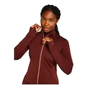 Dámská mikina Icebreaker Merino 260 Quantum IV LS Zip Port/Cedar Wood