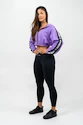 Dámská mikina Nebbia ICONIC Cropped Zip-Up Hoodie purple