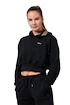 Dámská mikina Nebbia Intense Golden Crop hoodie 824 black