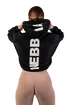 Dámská mikina Nebbia  Loose Fit Crop Hoodie black