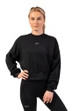 Dámská mikina Nebbia  Loose Fit Sweatshirt "Feeling Good" 420 black