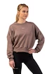 Dámská mikina Nebbia  Loose Fit Sweatshirt "Feeling Good" 420 brown M/L