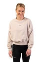 Dámská mikina Nebbia  Loose Fit Sweatshirt "Feeling Good" 420 cream