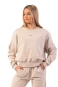 Dámská mikina Nebbia  Loose Fit Sweatshirt "Feeling Good" 420 cream