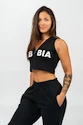 Dámská mikina Nebbia MUSCLE MOMMY Sleeveless Zip-Up Hoodie black