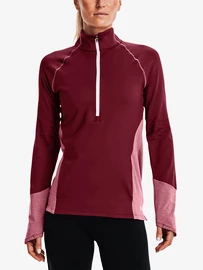 Dámská mikina Under Armour ColdGear 1/2 Zip-RED