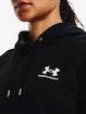 Dámská mikina Under Armour  Essential Fleece Hoodie-BLK