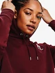 Dámská mikina Under Armour  Essential Fleece Hoodie-RED