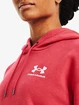 Dámská mikina Under Armour  Essential Fleece Hoodie-RED