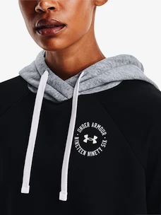 Dámská mikina Under Armour  Rival Fleece CB Hoodie-BLK S