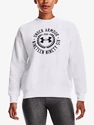 Dámská mikina Under Armour  Rival Fleece Crest Grp Crew-WHT