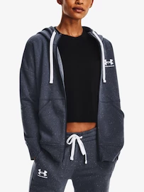 Dámská mikina Under Armour Rival Fleece FZ Hoodie-GRY