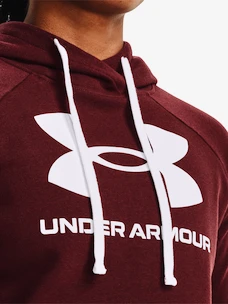 Dámská mikina Under Armour  Rival Fleece Logo Hoodie-RED