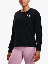 Dámská mikina Under Armour Rival Fleece Oversize Crew-BLK