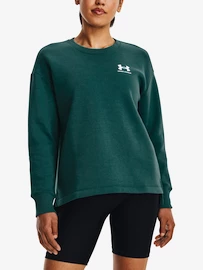 Dámská mikina Under Armour Rival Fleece Oversize Crew-GRN