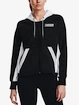 Dámská mikina Under Armour  Rival + FZ Hoodie-BLK