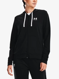 Dámská mikina Under Armour Rival Terry FZ Hoodie-BLK