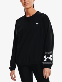 Dámská mikina Under Armour Woven Storm Graphic Crew-BLK