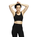 Dámská podprsenka adidas  Aeroknit Light Support Bra Black XS