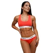 Dámská podprsenka GymBeam  Bralette Strawberry Red