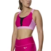 Dámská podprsenka Mizuno  High Support Bra Pink Peacock S