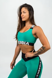 Dámská podprsenka Nebbia ICONIC Medium-Support Criss Cross Sports Bra green