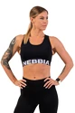 Dámská podprsenka Nebbia  Medium Impact Cross Back Sports Bra 410 black