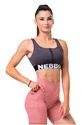 Dámská podprsenka Nebbia  Smart zip sports bra marron