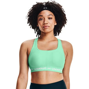 Dámská podprsenka Under Armour  Crossback Mid Bra-GRN S