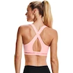 Dámská podprsenka Under Armour  Crossback Mid Bra pink