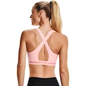 Dámská podprsenka Under Armour  Crossback Mid Bra pink