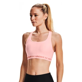 Dámská podprsenka Under Armour Crossback Mid Bra pink