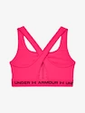 Dámská podprsenka Under Armour  Crossback Mid Bra-PNK