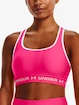 Dámská podprsenka Under Armour  Crossback Mid Bra-PNK XS