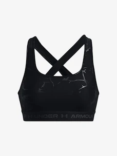 Dámská podprsenka Under Armour  Crossback Mid Emboss-BLK XS