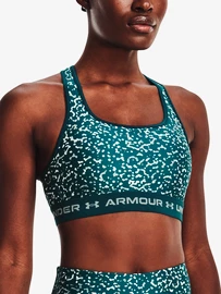 Dámská podprsenka Under Armour Crossback Mid Print-GRN