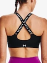 Dámská podprsenka Under Armour  Infinity High Bra Zip-BLK