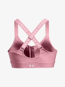 Dámská podprsenka Under Armour  Infinity High Bra Zip-PNK