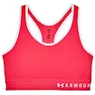 Dámská podprsenka Under Armour   Mid Keyhole Bra-PNK XS