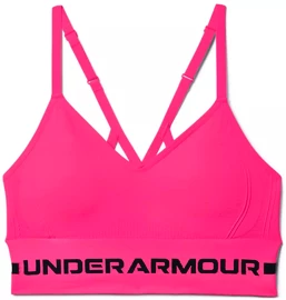 Dámská podprsenka Under Armour Seamless Low Long Htr Bra pink Beta Tint