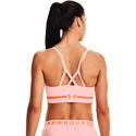 Dámská podprsenka Under Armour  Seamless Low Long Htr Bra pink Beta Tint