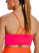 Dámská podprsenka Under Armour  Seamless Low Long Rib-PNK