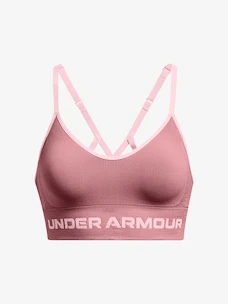 Dámská podprsenka Under Armour  Seamless Low Long Rib-PNK