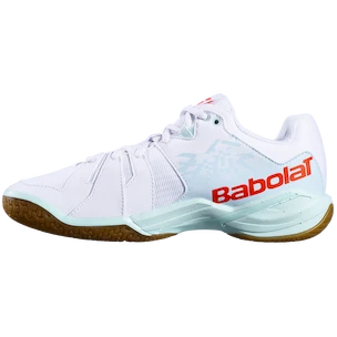 Dámská sálová obuv Babolat  Shadow Spirit White/Light Blue  EUR 40,5