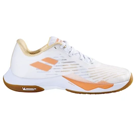 Dámská sálová obuv Babolat Shadow Tour 5 Women White/Yellow